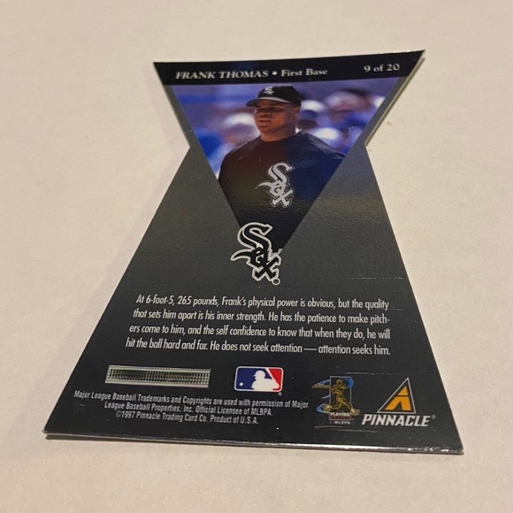 Frank Thomas Rare Insert!! 1997 Pinnacle Certified Lasting Impression Baseball Frank Thomas Rare Insert!! 1997 Pinnacle Certified Lasting Impression Baseball